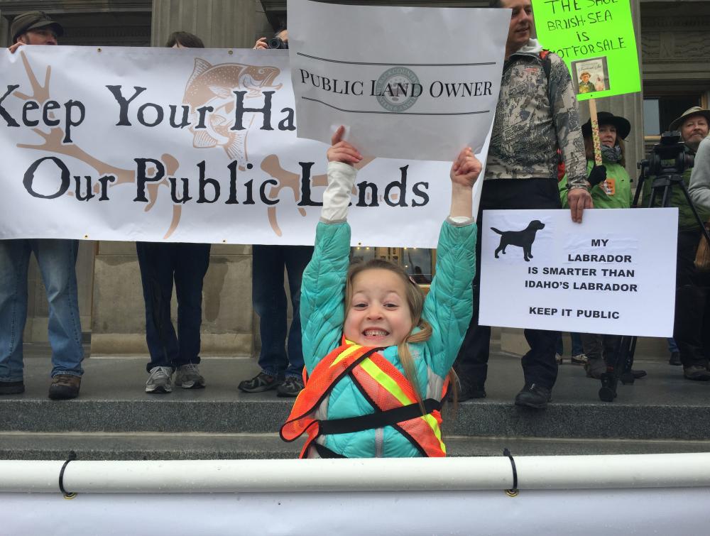 Young public land owner speaks up in Idaho.