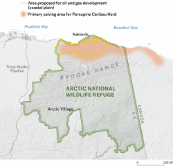 Arctic oil and gas development map 