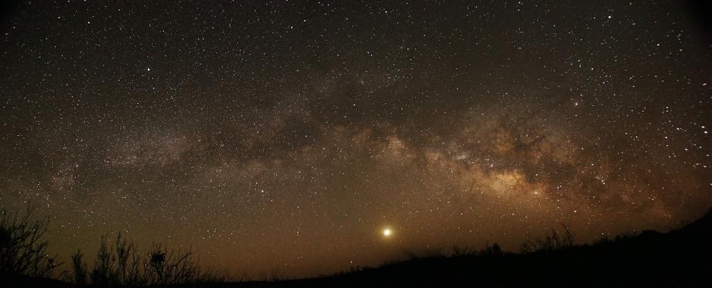 Big Bend National Park, summer Milky Way and Venus.
