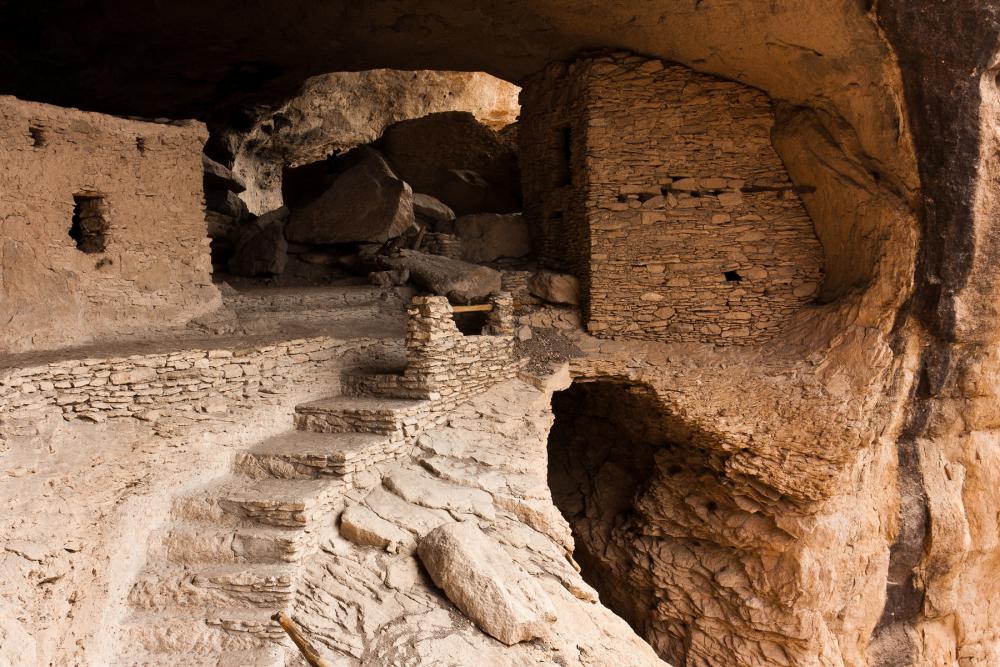Explore ancient rock homes used by indigenous people centuries ago