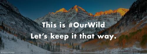 "This is #OurWild. Let's Keep it that way