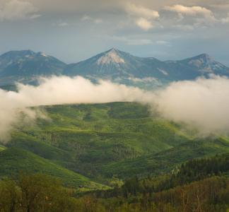 Mountains in the North Fork Valley, Colorado